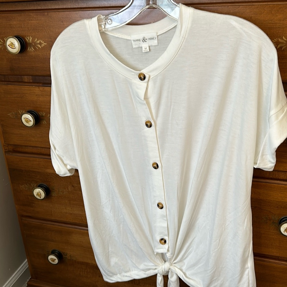 White summer top